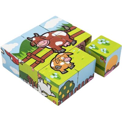Teddies Kocky kubus Moje prvé zvieratká Teddies Kocky kubus Moje prvé zvieratká