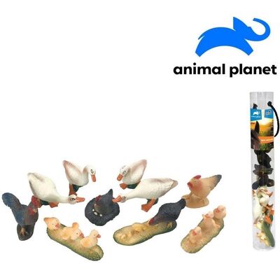 Made Zvieratká v tube – farma, 5 – 8 cm, mobilná aplikácia na zobrazenie zvieratiek, 10 ks Made Zvieratká v tube – farma, 5 – 8 cm, mobilná aplikácia na zobrazenie zvieratiek, 10 ks