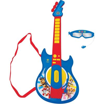 Lexibook Labková patrola Elektronická svietiaca gitara s mikrofónom v tvare okuliarov Lexibook Labková patrola Elektronická svietiaca gitara s mikrofónom v tvare okuliarov