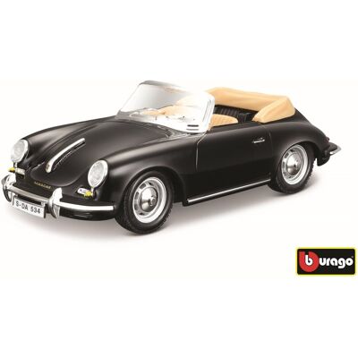 Bburago Porsche 356 B Cabriolet Black 1 : 24 Bburago Porsche 356 B Cabriolet Black 1 : 24