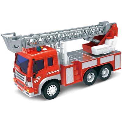 Wiky Hasičské auto s rebríkom a efektmi 28 cm Wiky Hasičské auto s rebríkom a efektmi 28 cm