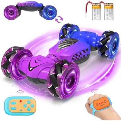 Fosgoit RC stunt auto 4WD 360° otočné, so svetlami Fosgoit RC stunt auto 4WD 360° otočné, so svetlami