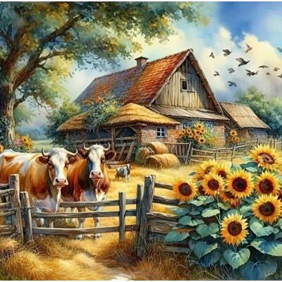 Norimpex Dom na farme 30 × 40 cm Norimpex Dom na farme 30 × 40 cm