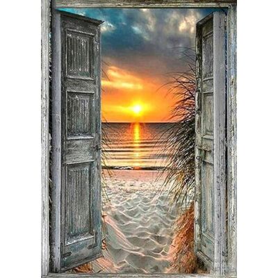 Norimpex Výhľad na pláž 30 × 40 cm Norimpex Výhľad na pláž 30 × 40 cm
