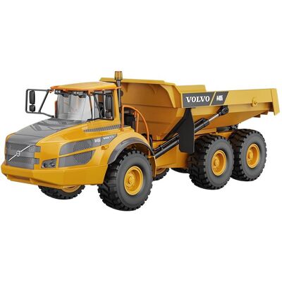 DOUBLE E DoubleE RC kĺbový dumper VOLVO A40G 1 : 20 56 cm 6WD LED zvuky RTR súprava DOUBLE E DoubleE RC kĺbový dumper VOLVO A40G 1 : 20 56 cm 6WD LED zvuky RTR súprava