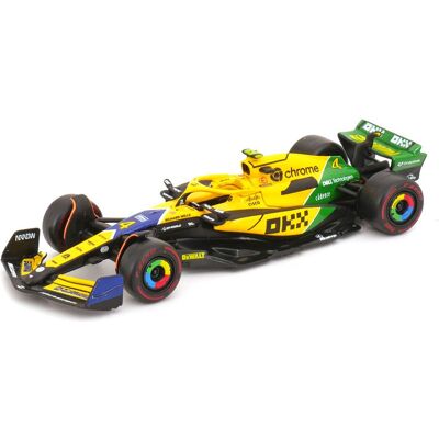 Bburago McLaren F1 Team MCL38 (2024) 1 : 43 #4 Norris Senna Edition Bburago McLaren F1 Team MCL38 (2024) 1 : 43 #4 Norris Senna Edition
