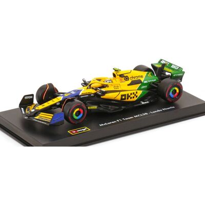 Bburago McLaren F1 Team MCL38 (2024) 1 : 43 #4 Norris Senna Edition (s jazdcom) Bburago McLaren F1 Team MCL38 (2024) 1 : 43 #4 Norris Senna Edition (s jazdcom)