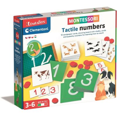 Clementoni Montessori Hra Tactile Numbers Clementoni Montessori Hra Tactile Numbers