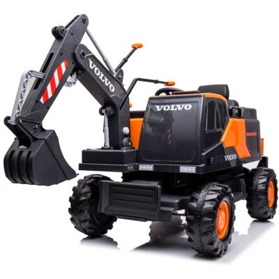 ELJET® Eljet Detský elektrický bager Volvo oranžový, Li-Ion ELJET® Eljet Detský elektrický bager Volvo oranžový, Li-Ion