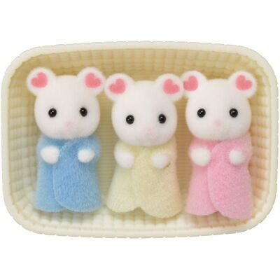 Sylvanian Families Baby Marshmallow myšky trojičky Sylvanian Families Baby Marshmallow myšky trojičky