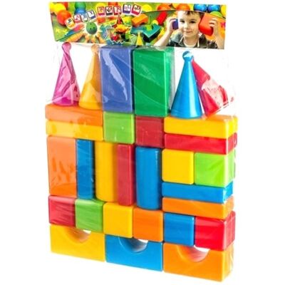 Teddies Stavebnica kocky veľké 30 ks Teddies Stavebnica kocky veľké 30 ks