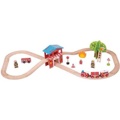 Bigjigs Toys Bigjigs Hasičská stanice Bigjigs Toys Bigjigs Hasičská stanice