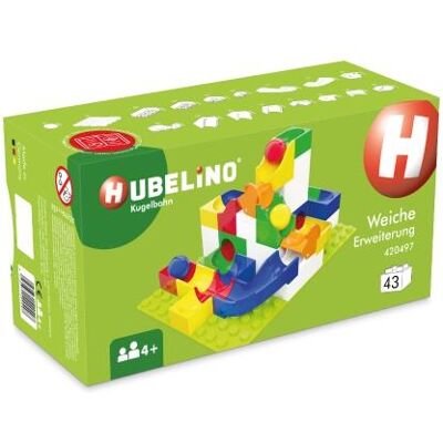 Hubelino Guľôčková dráha – rozšírenie 43 ks, s prepínačom Hubelino Guľôčková dráha – rozšírenie 43 ks, s prepínačom