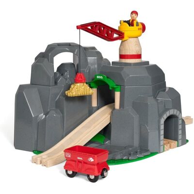 Brio World 33889 Žeriav a horský tunel Brio World 33889 Žeriav a horský tunel