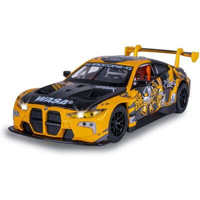 Jamara BMW M4 GT3 Diecast 1:24 žlté vrátane batérií Jamara BMW M4 GT3 Diecast 1:24 žlté vrátane batérií