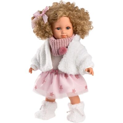 Llorens 53542 Elena – reálna bábika s mäkkým látkovým telom – 35 cm Llorens 53542 Elena – reálna bábika s mäkkým látkovým telom – 35 cm