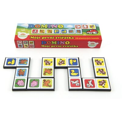 Teddies Domino Moje prvé zvieratká 28 ks spoločenská hra Teddies Domino Moje prvé zvieratká 28 ks spoločenská hra