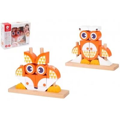 Teddies Vkladačka Liščie drevo 19 ks Teddies Vkladačka Liščie drevo 19 ks