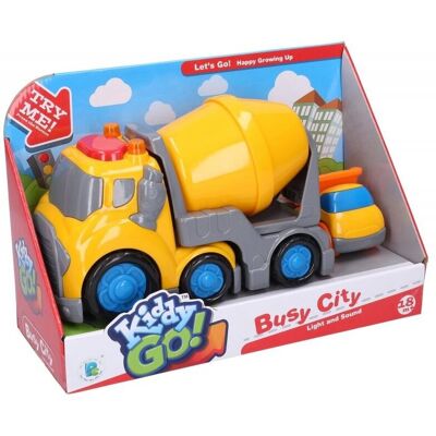 Wiky Kiddy Auto miešačka s efektmi 19,5 cm sklápač 6,5 cm Wiky Kiddy Auto miešačka s efektmi 19,5 cm sklápač 6,5 cm