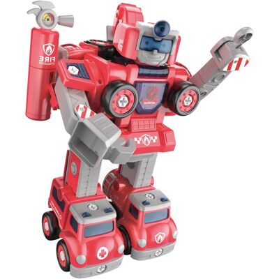 Wiky Autorobot skrutkovací s efektmi – The Rescue Brave 32 cm Wiky Autorobot skrutkovací s efektmi – The Rescue Brave 32 cm