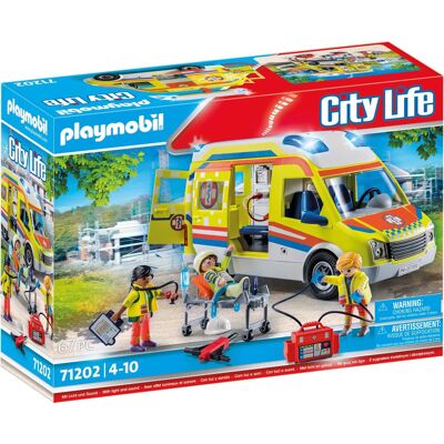 Playmobil 71202 Sanitka so zvukom a svetlom Playmobil 71202 Sanitka so zvukom a svetlom