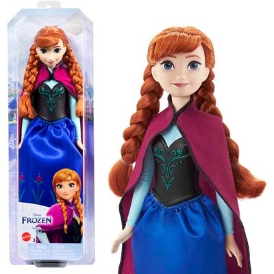 Mattel Frozen Bábika – Anna V Modro-Čiernych Šatách Mattel Frozen Bábika – Anna V Modro-Čiernych Šatách