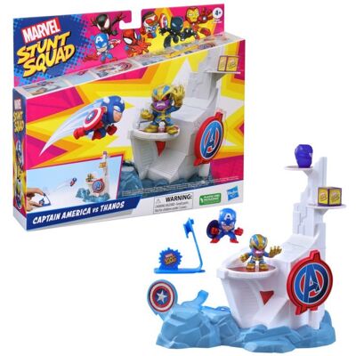 Hasbro Marvel Stunt and Squad Kapitán Amerika vs. Thanos Hrací set Hasbro Marvel Stunt and Squad Kapitán Amerika vs. Thanos Hrací set