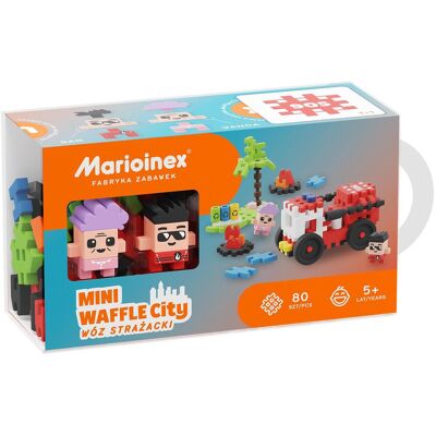 Marioinex Mini Waffle City Hasičské vozidlo 80 ks Marioinex Mini Waffle City Hasičské vozidlo 80 ks