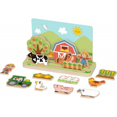Tooky Toy Hra farma – učíme sa priestor a vzdialenosti Tooky Toy Hra farma – učíme sa priestor a vzdialenosti