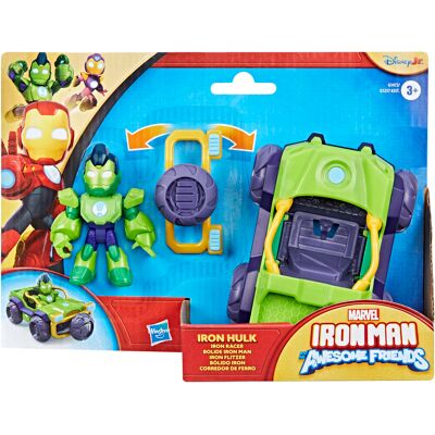 Hasbro Marvel Iron Man a His Awesome Friends Iron Hulk Vozidlo a Figúrka Hasbro Marvel Iron Man a His Awesome Friends Iron Hulk Vozidlo a Figúrka