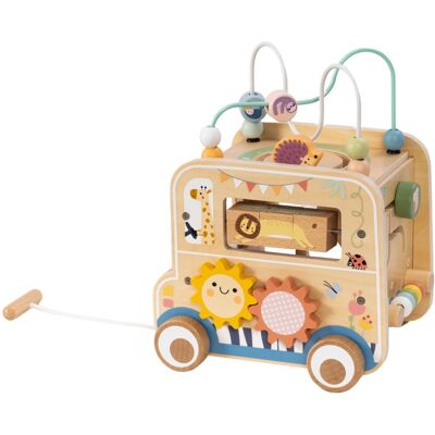 Tooky Toy Drevená vkladačka Safari s labyrintom Tooky Toy Drevená vkladačka Safari s labyrintom