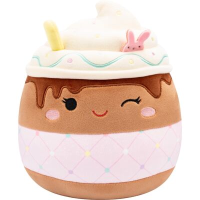 Jazwares Squishmallows – žmurkajúce čokoládové frapé s ružovým prešívaným obalom Jazwares Squishmallows – žmurkajúce čokoládové frapé s ružovým prešívaným obalom
