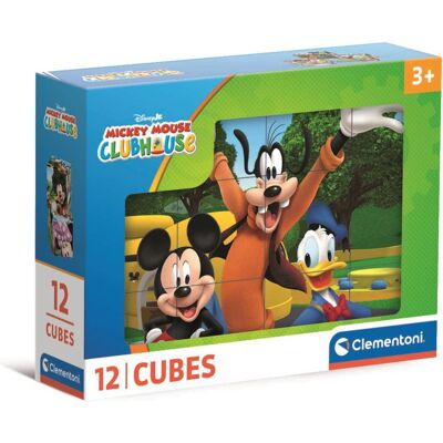 Clementoni Obrázkové kocky 12 kociek Mickey Mouse Clementoni Obrázkové kocky 12 kociek Mickey Mouse