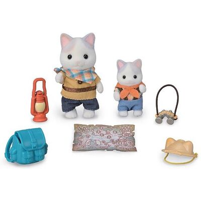 Sylvanian Families Prieskumná súprava Latte Cat Brat a bábätko Sylvanian Families Prieskumná súprava Latte Cat Brat a bábätko