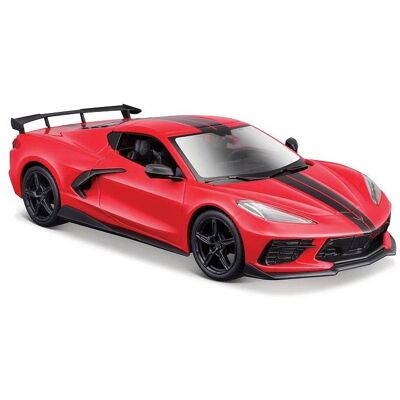 Maisto 2020 Chevrolet Corvette Stingray Coupe, červený Maisto 2020 Chevrolet Corvette Stingray Coupe, červený