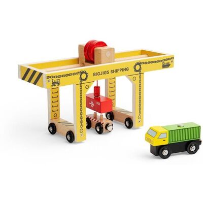 Bigjigs Toys Bigjigs Rail Portálový žeriav Bigjigs Toys Bigjigs Rail Portálový žeriav