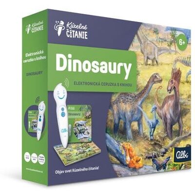 Kúzelné čítanie Dinosaury s elektronickou ceruzkou Albi SK Kúzelné čítanie Dinosaury s elektronickou ceruzkou Albi SK