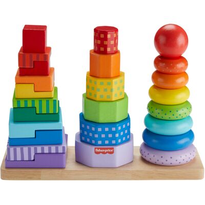 Mattel Fisher-Price Veža na triedenie tvarov Mattel Fisher-Price Veža na triedenie tvarov