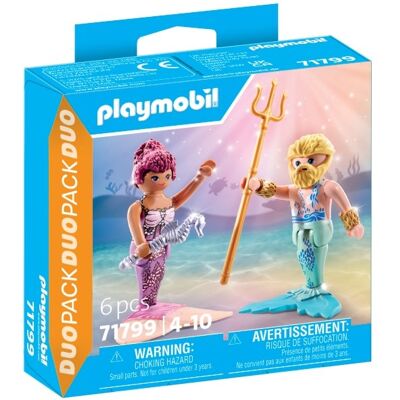 Playmobil 71799 DuoPack Morská panna a Tritón Playmobil 71799 DuoPack Morská panna a Tritón