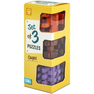 Albi Set of 3 Puzzles - Cages Albi Set of 3 Puzzles - Cages