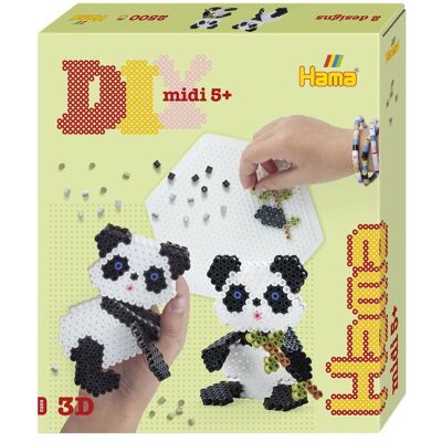Hama Darčeková sada 3D Panda midi Hama Darčeková sada 3D Panda midi