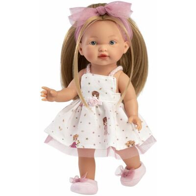 Llorens 28038 Valeria – reálna bábika s celovinylovým telom – 28 cm Llorens 28038 Valeria – reálna bábika s celovinylovým telom – 28 cm