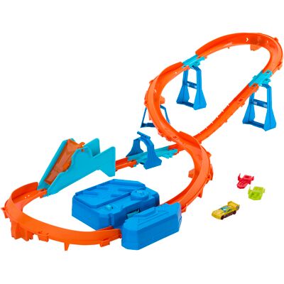 Mattel Hot Wheels Track Creator Nabušená sada s motorizovaným boosterom Mattel Hot Wheels Track Creator Nabušená sada s motorizovaným boosterom