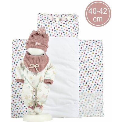 Llorens M738-88 oblečenie pre bábiku bábätko New Born s veľkosťou 40 – 42 cm s doplnkami Llorens M738-88 oblečenie pre bábiku bábätko New Born s veľkosťou 40 – 42 cm s doplnkami