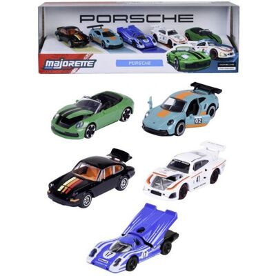 Majorette Porsche Motorsport Darčeková sada 5 ks Majorette Porsche Motorsport Darčeková sada 5 ks