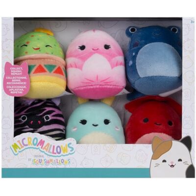 Squishmallows Micromallows 6Pack Kalmár, Mol, Guacamole, Zebra, Lotos, Ropucha Squishmallows Micromallows 6Pack Kalmár, Mol, Guacamole, Zebra, Lotos, Ropucha