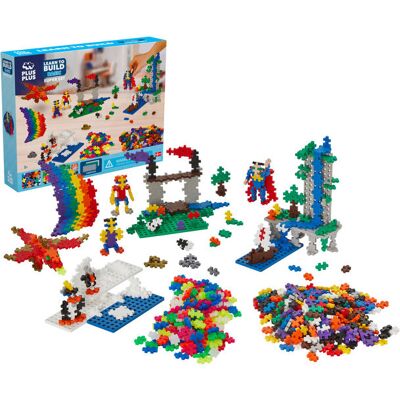 Plus-Plus Basic Nauč sa stavať – Super sada Plus-Plus Basic Nauč sa stavať – Super sada