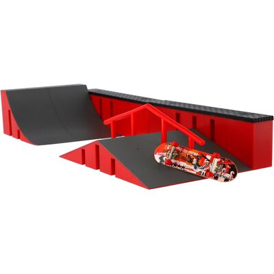 Teddies Skatepark a skateboard prstový skrutkovací Teddies Skatepark a skateboard prstový skrutkovací