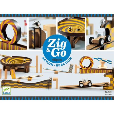 Djeco Drevená dráha Zig Go Djeco Drevená dráha Zig Go