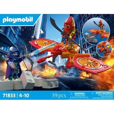 Playmobil 71833 Hrdina s dronom vs. podlý Ninja Playmobil 71833 Hrdina s dronom vs. podlý Ninja